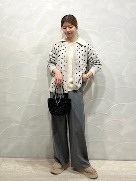 藤原さん（レディース・162cm）の秋コーディネート