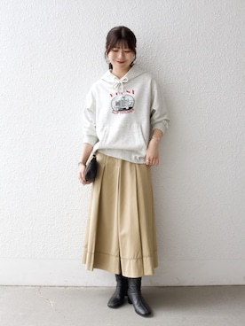 藤原さん(レディース・162cm)の秋コーディネート