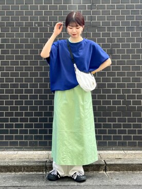 藤原さん(レディース・162cm)の夏コーディネート