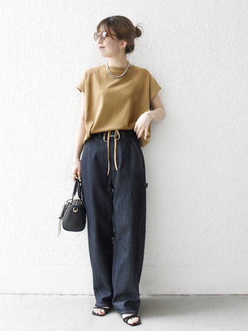 SHIPS any: コクーンペインター デニムパンツ［SHIPS any DENIM