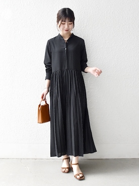 藤原さん（レディース・162cm）の冬コーディネート