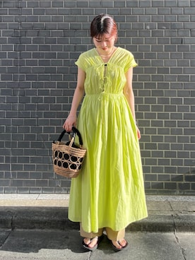 藤原さん（レディース・162cm）の春コーディネート