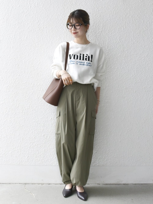 【未使用タグ付美品】INDIA IS BEAUTIFUL イージーカーゴパンツ セール】サイド ポケット イージー カーゴ パンツ（カーゴパンツ