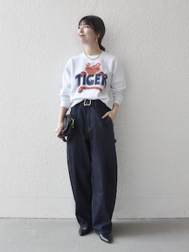 藤原さん（レディース・162cm）の冬コーディネート