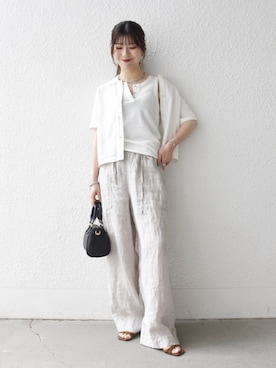 藤原さん(レディース・162cm)の春コーディネート