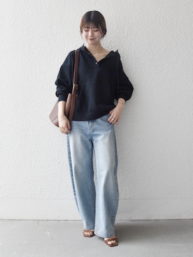 藤原さん(レディース・162cm)の冬コーディネート