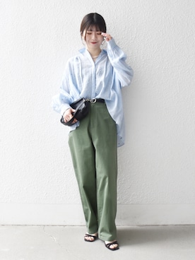 藤原さん(レディース・162cm)の冬コーディネート