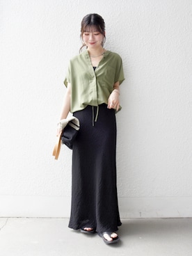 藤原さん（レディース・162cm）の夏コーディネート