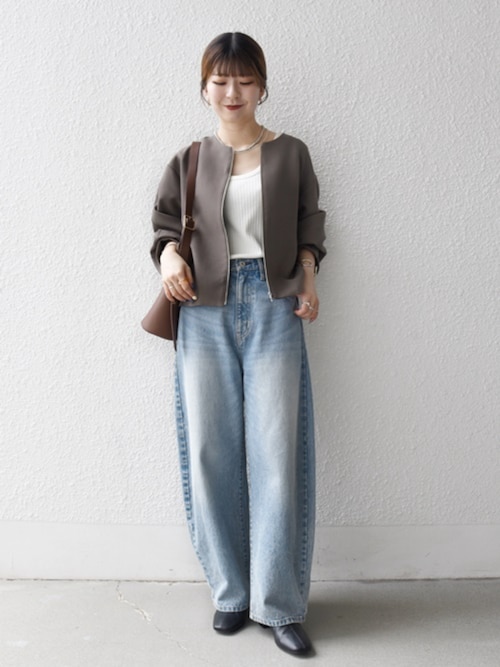 bon_meurコクーンシルエットデニムパンツ　SHIPSシップス SHIPS｜《一部追加予約》bon_meur:<洗濯機可能>コクーン