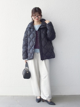 藤原さん(レディース・162cm)の秋コーディネート