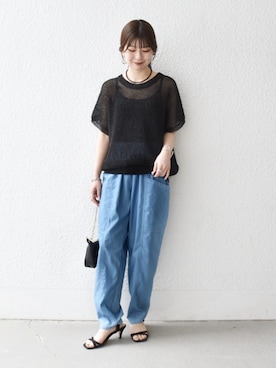 藤原さん(レディース・162cm)の春コーディネート