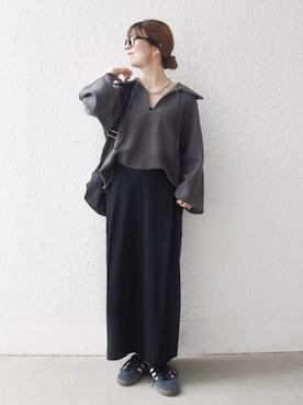 藤原さん（レディース・162cm）の秋コーディネート