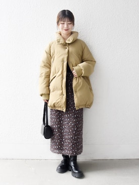 藤原さん（レディース・162cm）の秋コーディネート