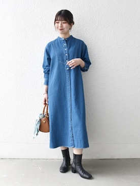 藤原さん(レディース・162cm)の春コーディネート