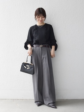 藤原さん（レディース・162cm）の夏コーディネート