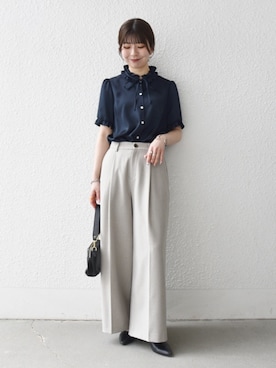 藤原さん（レディース・162cm）の春コーディネート