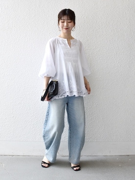 藤原さん（レディース・162cm）の春コーディネート