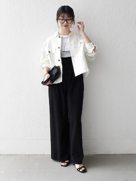 藤原さん(レディース・162cm)の冬コーディネート