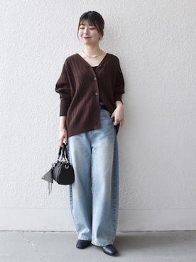 藤原さん（レディース・162cm）の秋コーディネート