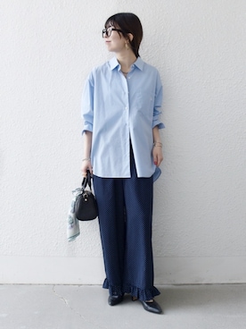 藤原さん（レディース・162cm）の冬コーディネート