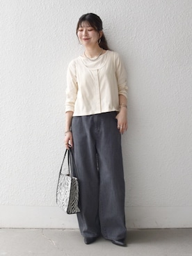 藤原さん(レディース・162cm)の秋コーディネート