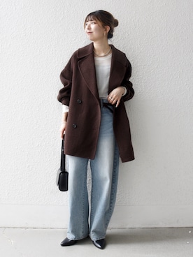 藤原さん（レディース・162cm）の秋コーディネート