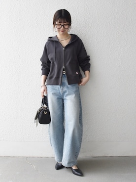 藤原さん(レディース・162cm)の冬コーディネート