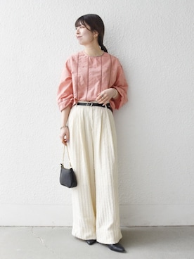 藤原さん(レディース・162cm)の冬コーディネート