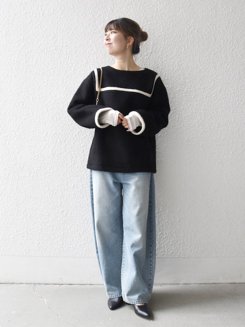 SHIPS any: バイカラー セーラー デザイン プルオーバー（T