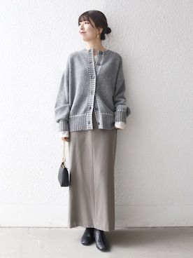 藤原さん(レディース・162cm)の秋コーディネート