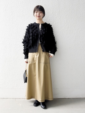 藤原さん（レディース・162cm）の冬コーディネート