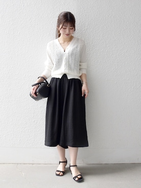 「SHIPS any（シップス エニィ）のアイテム」を使った、藤原さん（レディース・162cm）の春コーディネート