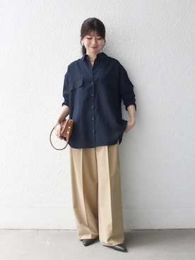 藤原さん(レディース・162cm)の夏コーディネート