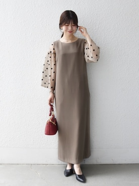藤原さん(レディース・162cm)の秋コーディネート