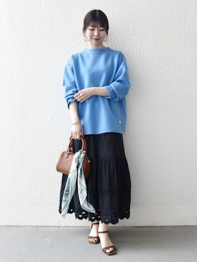 藤原さん（レディース・162cm）の冬コーディネート