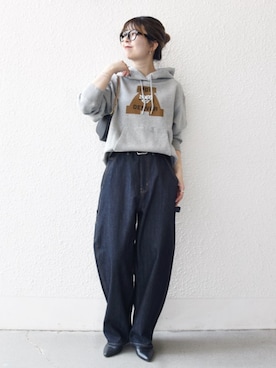 藤原さん(レディース・162cm)の秋コーディネート