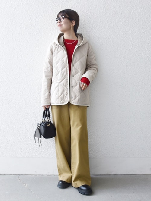 SHIPS any別注】TAION:〈手洗い可能〉パイピング フード ジャケット