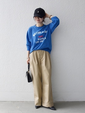 藤原さん(レディース・162cm)の秋コーディネート