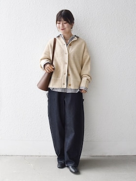 藤原さん(レディース・162cm)の秋コーディネート