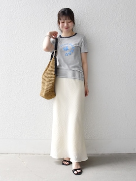 藤原さん（レディース・162cm）の夏コーディネート