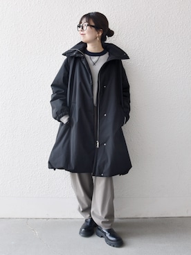 藤原さん(レディース・162cm)の冬コーディネート