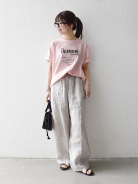 「SHIPS any（シップス エニィ）のアイテム」を使った、藤原さん（レディース・162cm）の春コーディネート