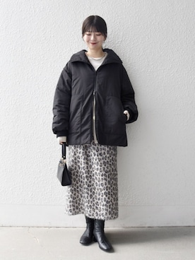 藤原さん(レディース・162cm)の冬コーディネート