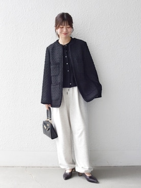 藤原さん(レディース・162cm)の秋コーディネート