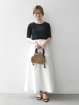 「SHIPS any（シップス エニィ）のアイテム」を使った、藤原さん（骨格ウェーブ・レディース・162cm）の春コーディネート
