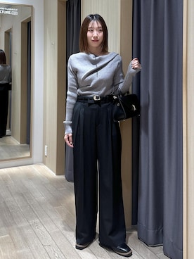 「VIS（ビス）のアイテム」を使った、KANAさん（レディース・162cm）の秋コーディネート