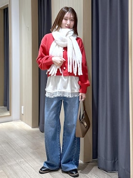 「アイテム（チュニック）」を使った、KANAさん（レディース・162cm・20代）の冬コーディネート