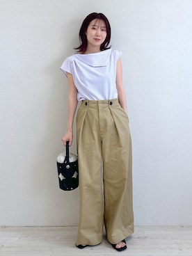 「アイテム（ハンドバッグ）」を使った、KANAさん（レディース・162cm・20代）の夏コーディネート