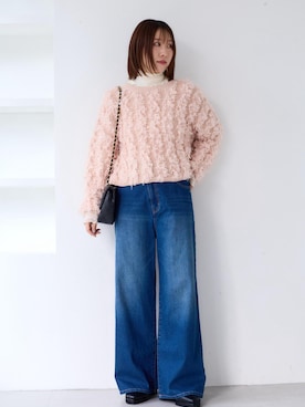 「VIS（ビス）のアイテム（デニムパンツ）」を使った、KANAさん（レディース・162cm）の秋コーディネート