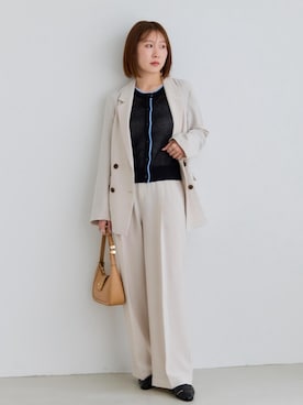 「VIS（ビス）のアイテム（バッグ）」を使った、KANAさん（レディース・162cm）の春コーディネート